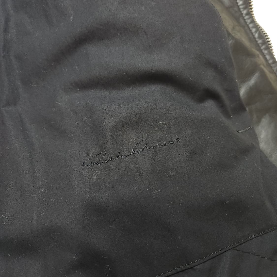 [52] 13FW 릭오웬스 바우하우스 송아지 가죽자켓 상품이미지8