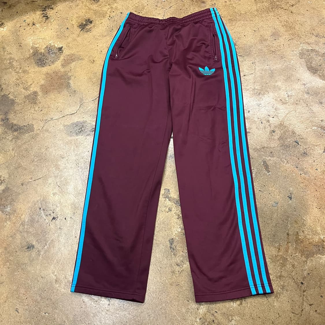 [정품/95] 아디다스 삼선 트레이닝 바지 버건디 b19 상품이미지2