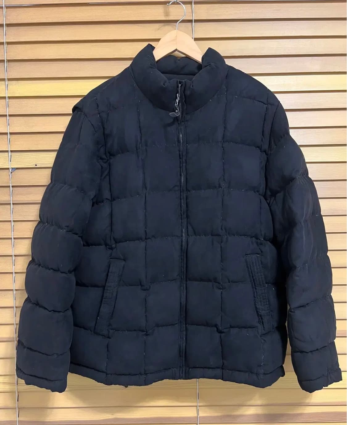 헨리코튼골프 남성 블랙 덕다운패딩점퍼 110 상품이미지2