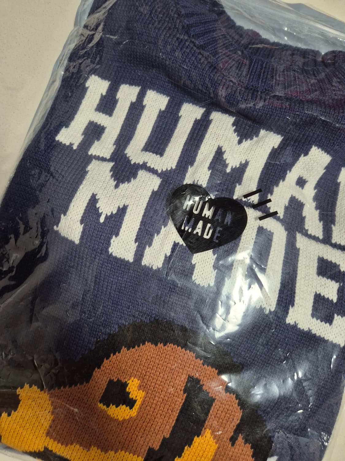 휴먼메이드 닥스훈트 곤색  XL (새상품) 상품이미지5