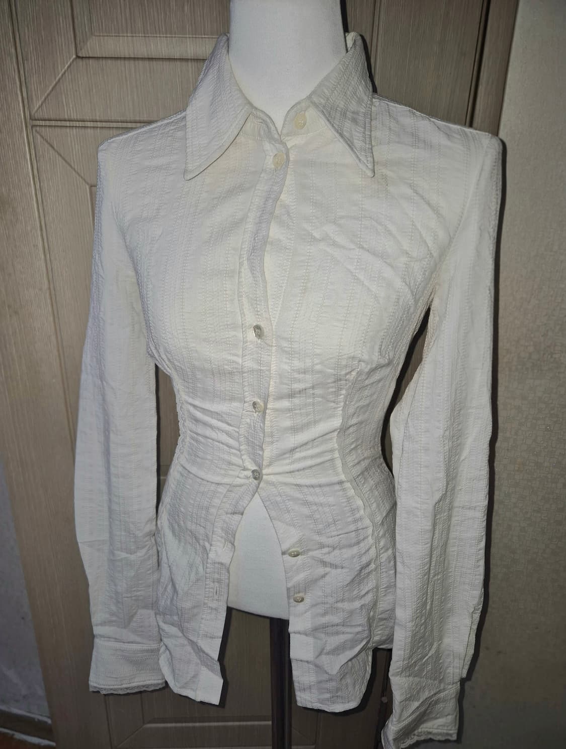 돌체앤가바나 레이스 화이트 셔츠 상품이미지1