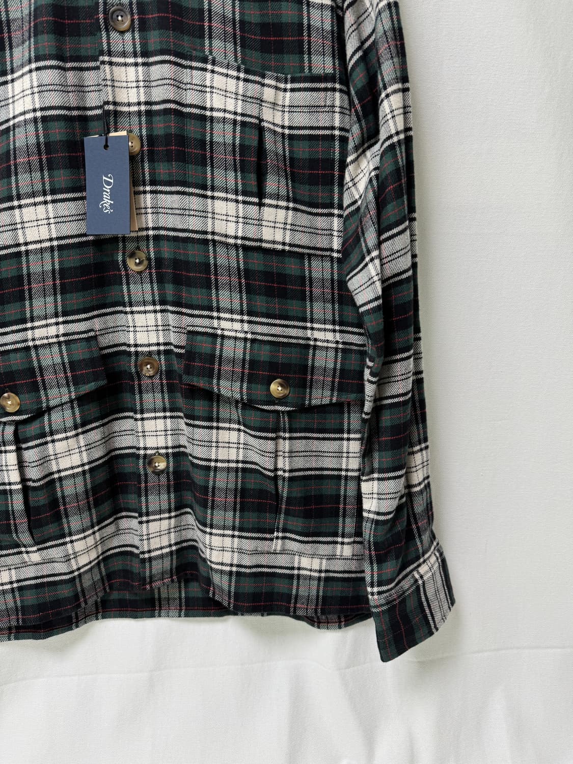 드레익스 타탄 체크 셔츠 자켓 M 상품이미지8