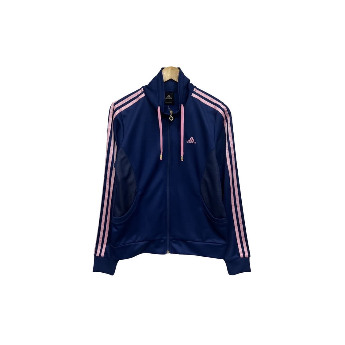 아디다스 네이비 핑크 삼선로고 트랙탑 져지 상품이미지1