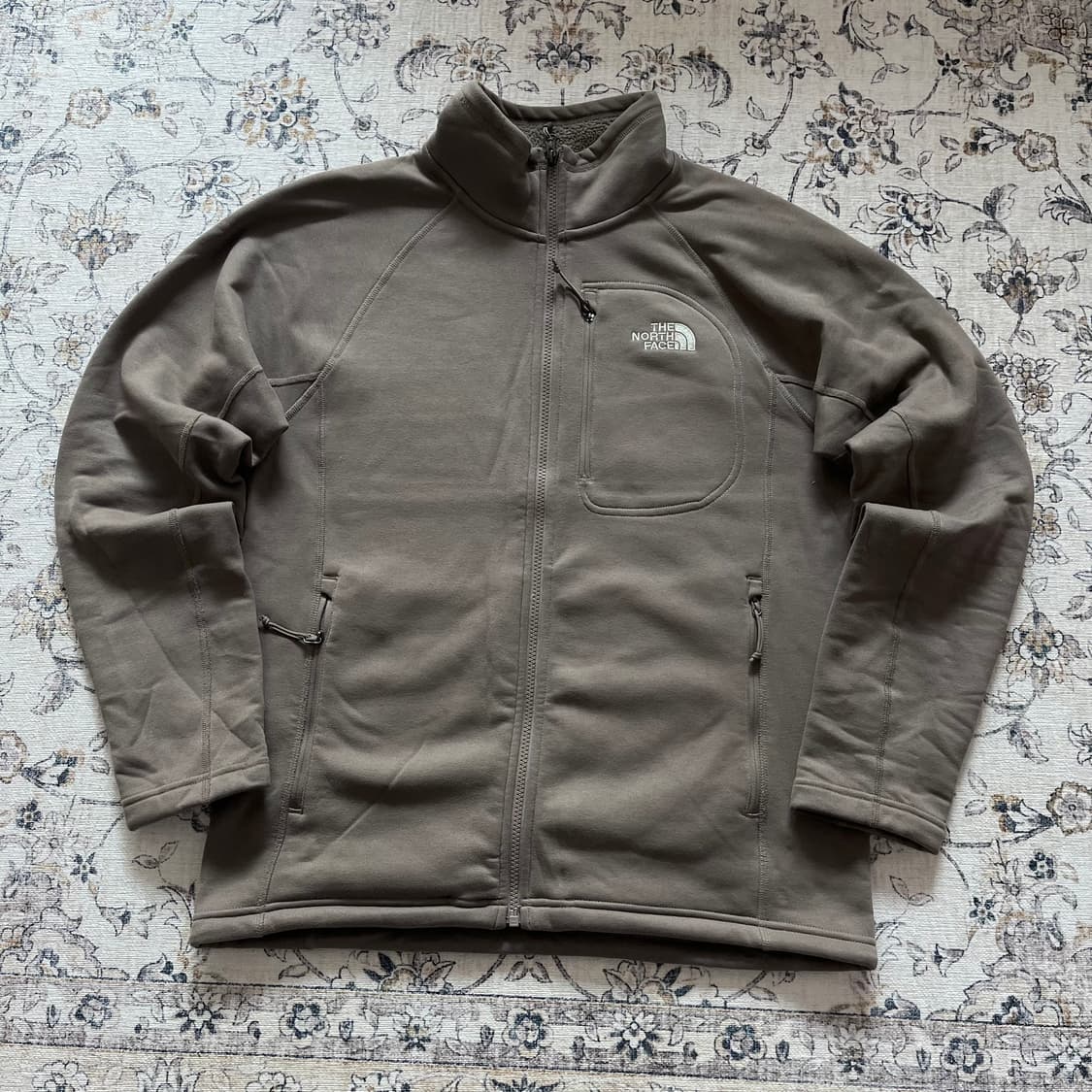 노스페이스 자수 로고 브라운 트랙탑 져지 상품이미지1