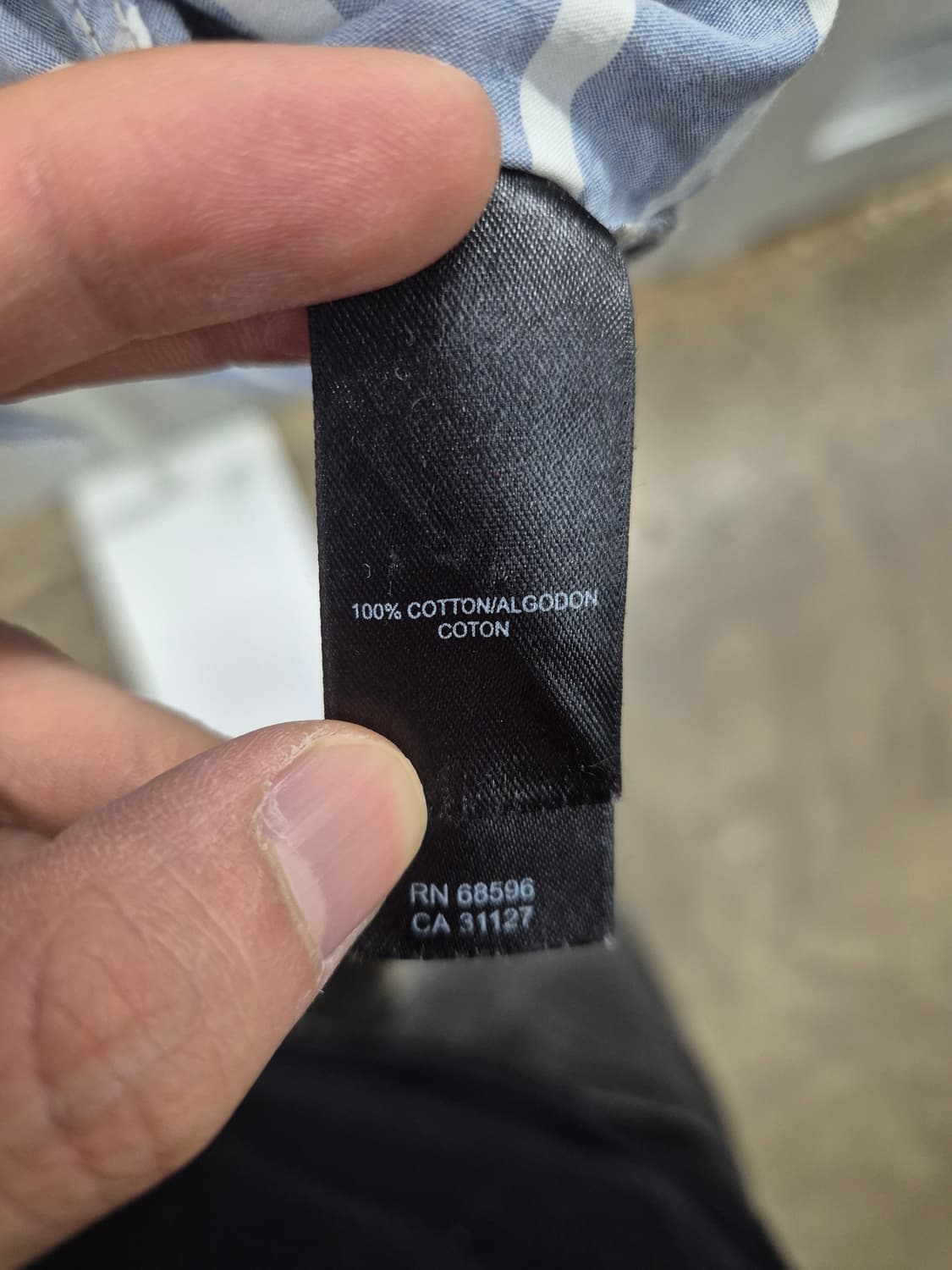 DKNY JEANS 스트라이프 반팔 셔츠 S 상품이미지8