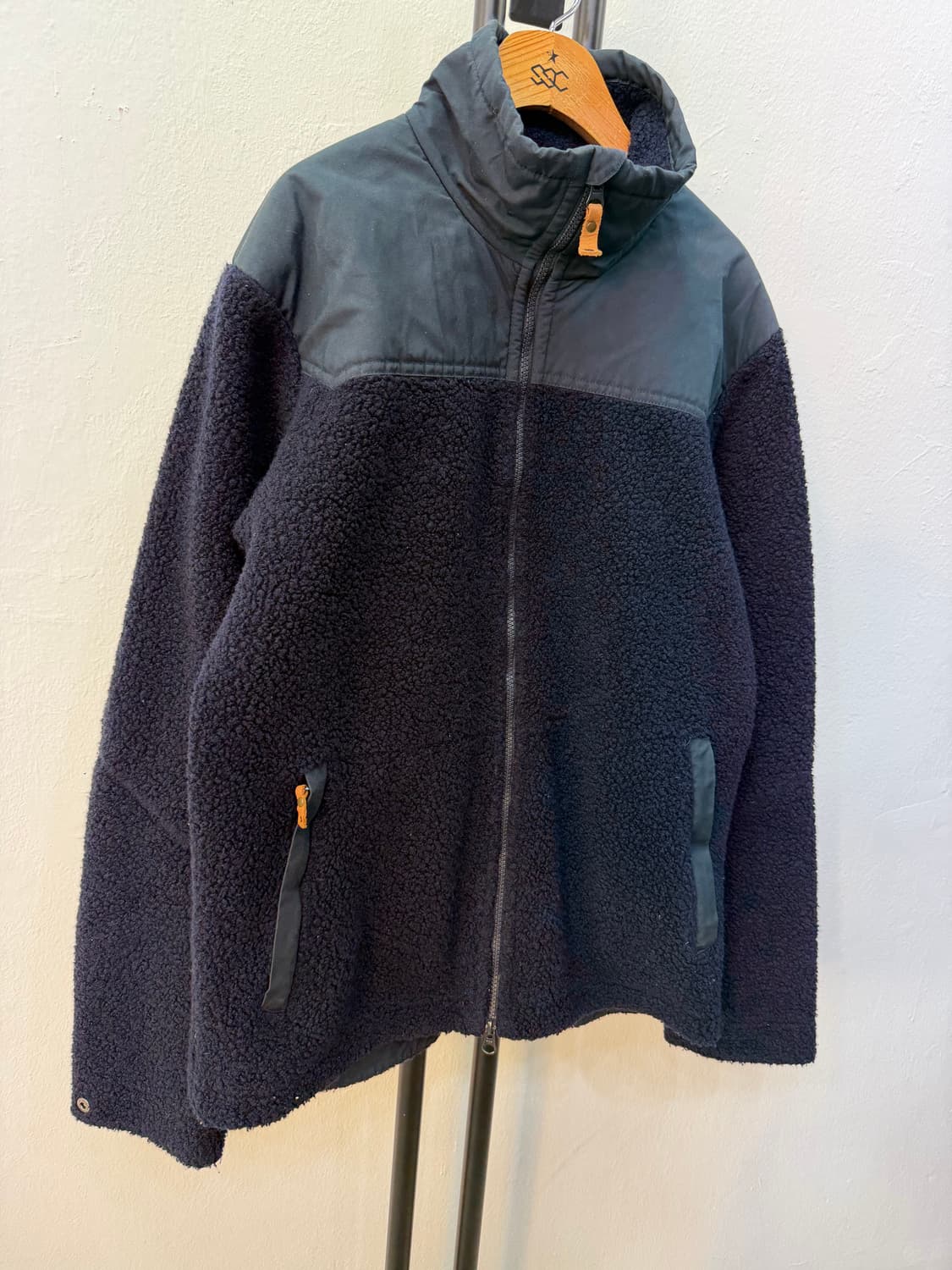 정품) 피엘라벤 남성 네이비 양털 플리스 후리스자켓 L 상품이미지2