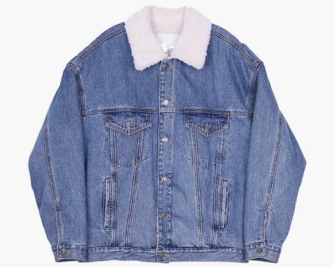 SJYP 양털 데님 오버사이즈 자켓 L size 상품이미지3