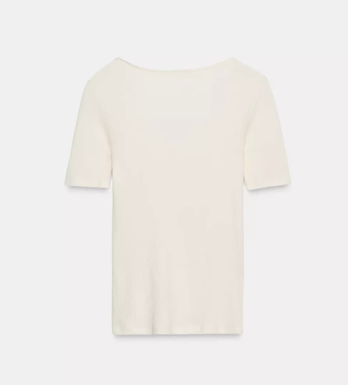 ZARA 자라 레이스 골지 티셔츠, 자라 레이스 티셔츠 상품이미지7