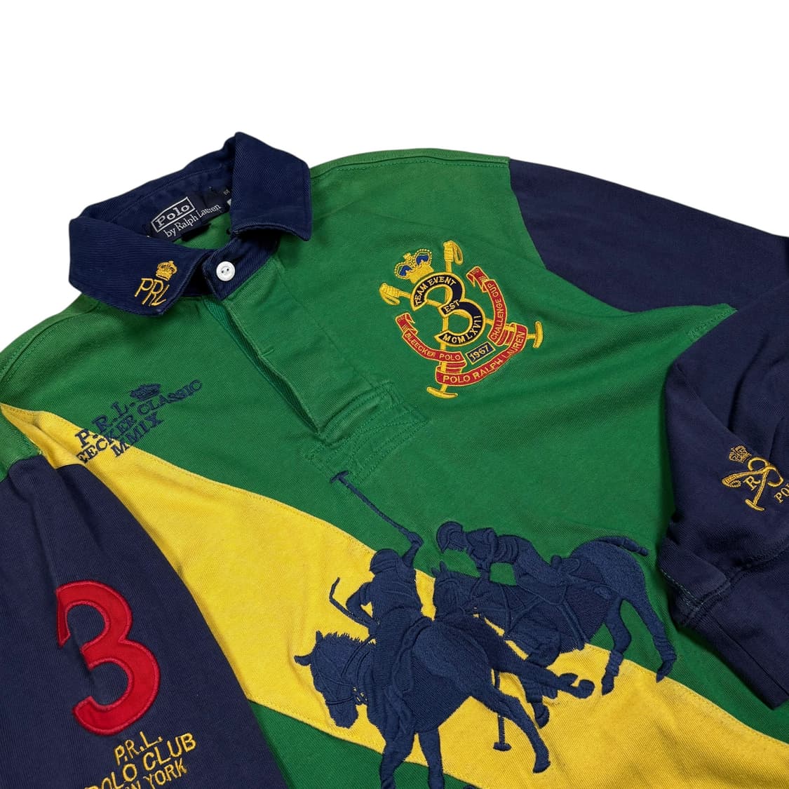 폴로 랄프로렌 믹스컬러 빅포니 럭비 셔츠 상품이미지2