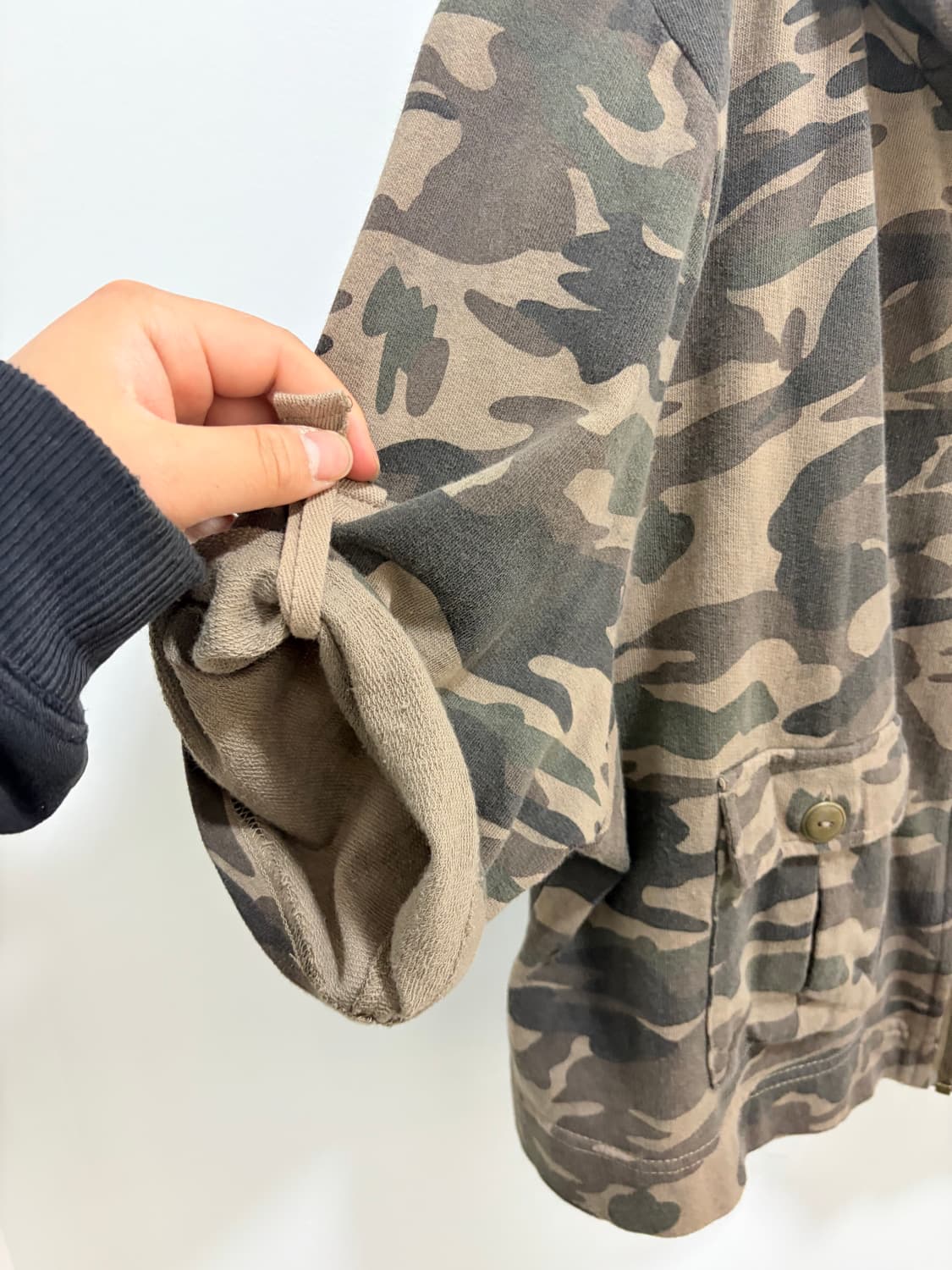 H.c.m.ii 카모 케이프 반팔자켓 상품이미지8