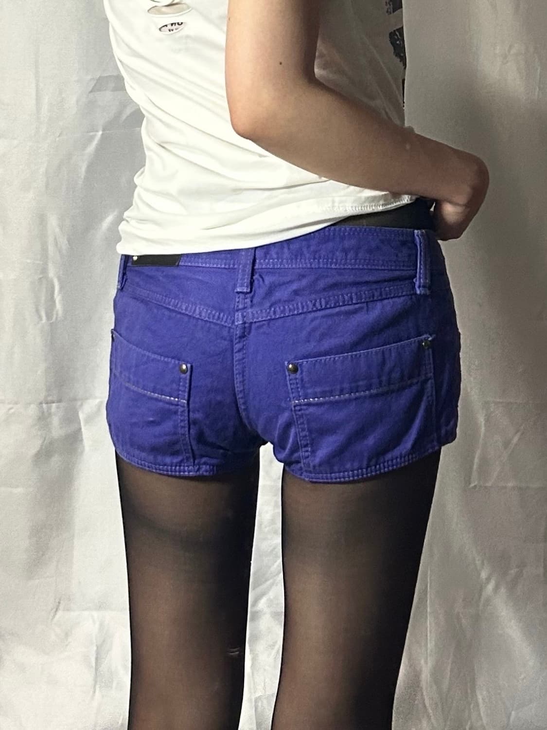 Rienda gal purple hot pants 상품이미지2