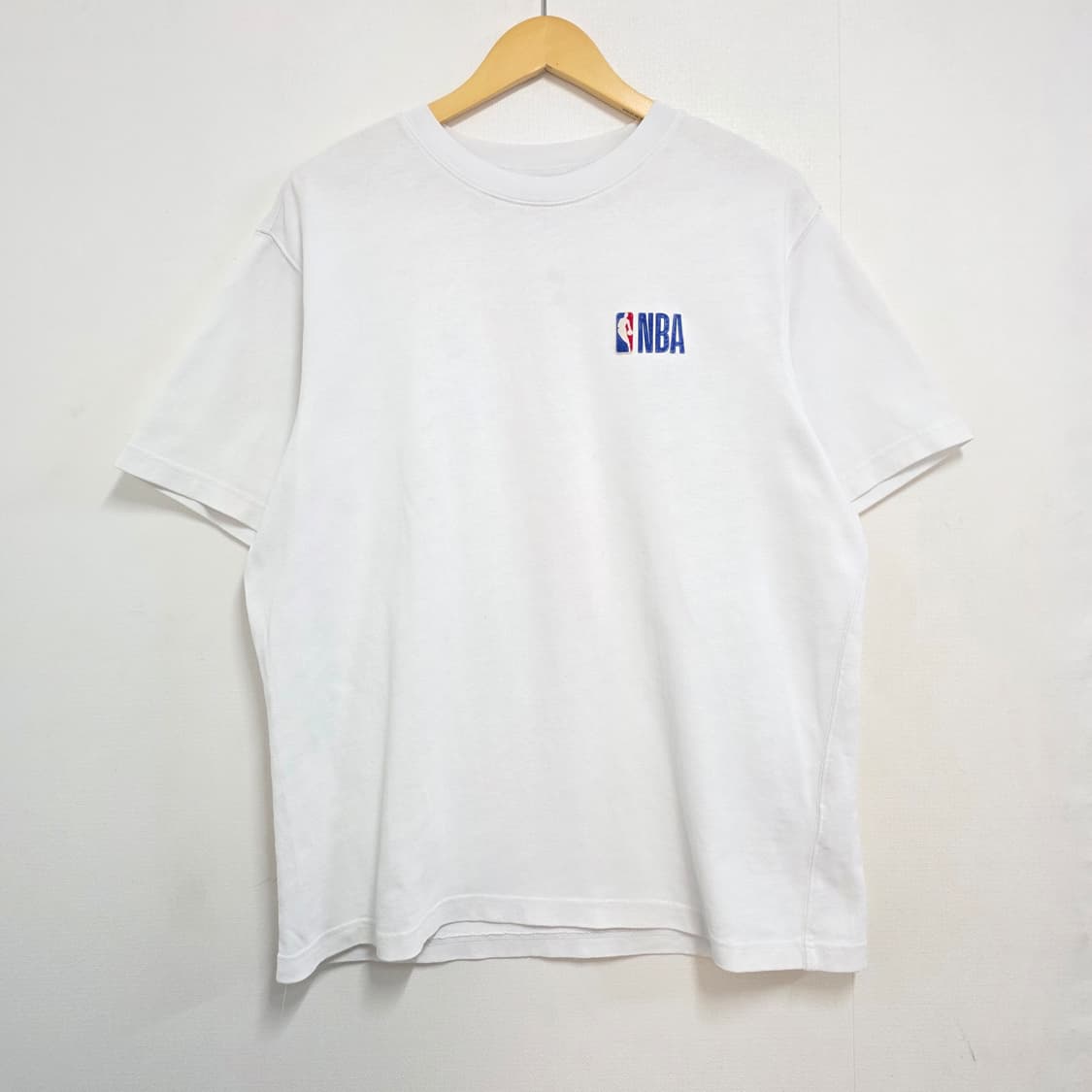 L 100-105 NBA 오버핏 화이트 반팔티셔츠 상품이미지1