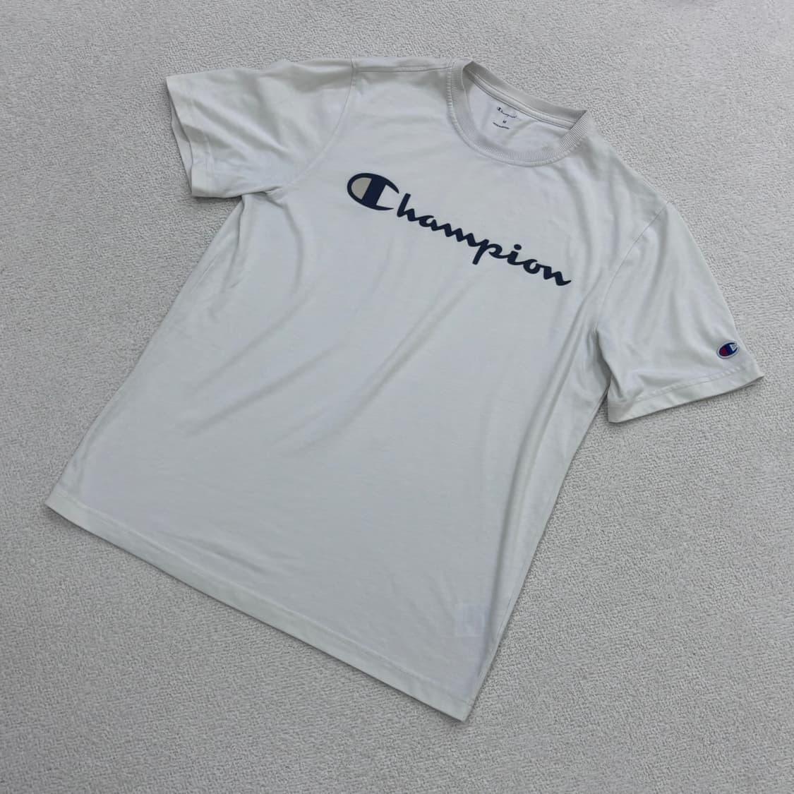 M 챔피온 빅로고 그래픽 반팔 티셔츠 0403E 상품이미지1