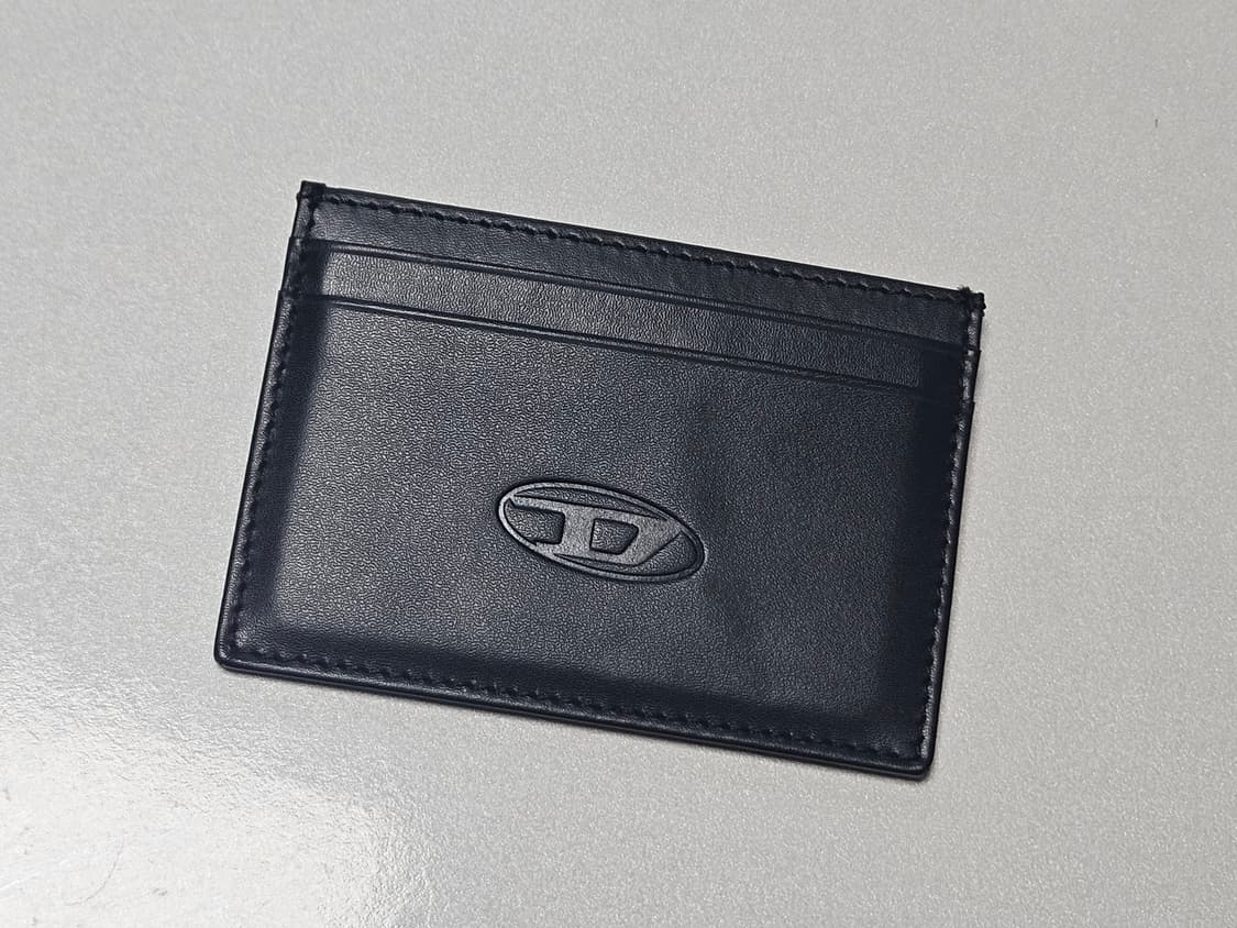 디젤 카드지갑 블랙 그린 투톤 상품이미지1