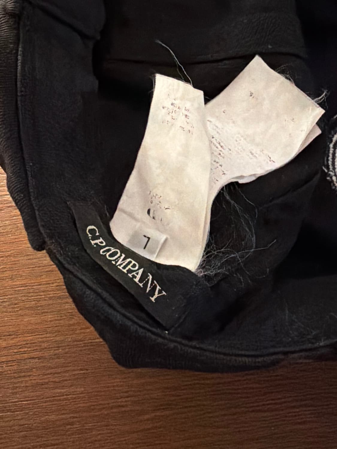 18ss 올드 CP 컴퍼니 고글캡 패치 블랙 볼캡 L (58) 상품이미지5