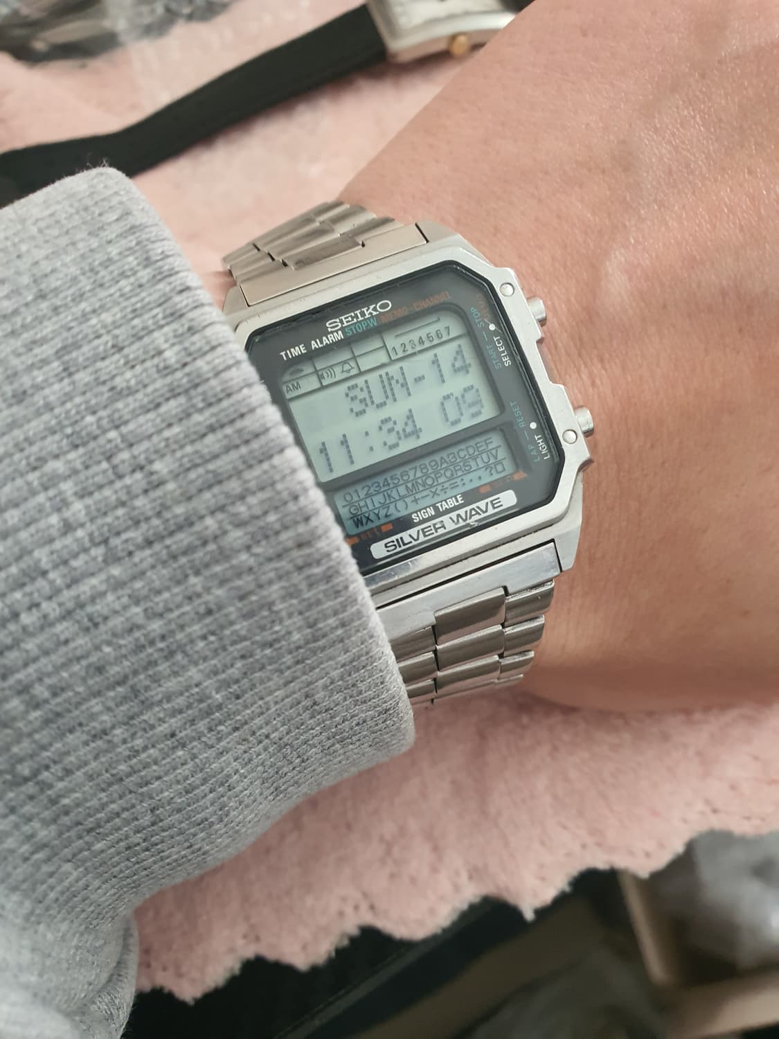 세이코 빈티지 레트로 디지털시계 상품이미지1
