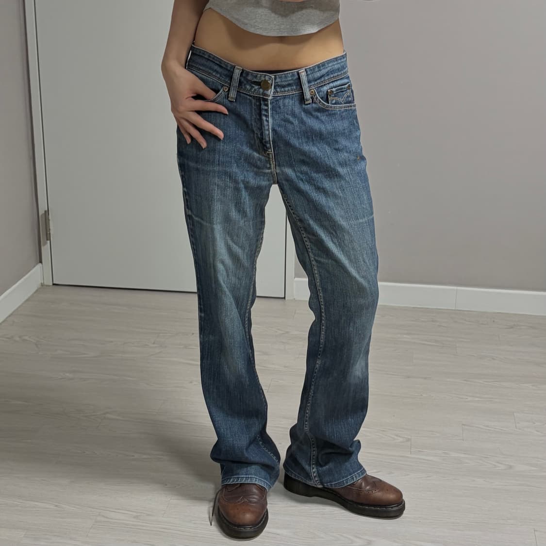 Levi's lady style semi bootcut denim 상품이미지3