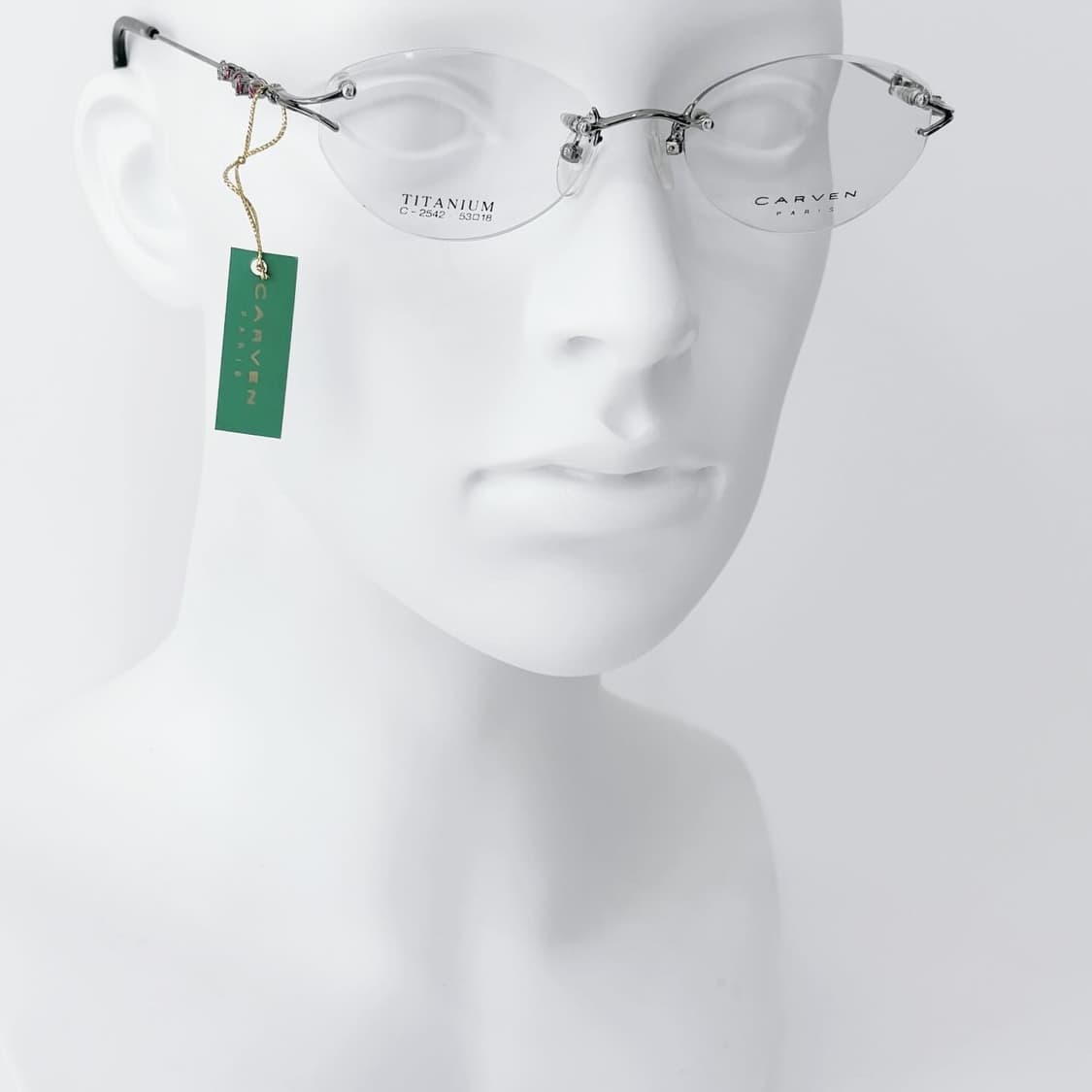 키지클럽 CARVEN 그레이 무테 데드스탁 빈티지안경 상품이미지6