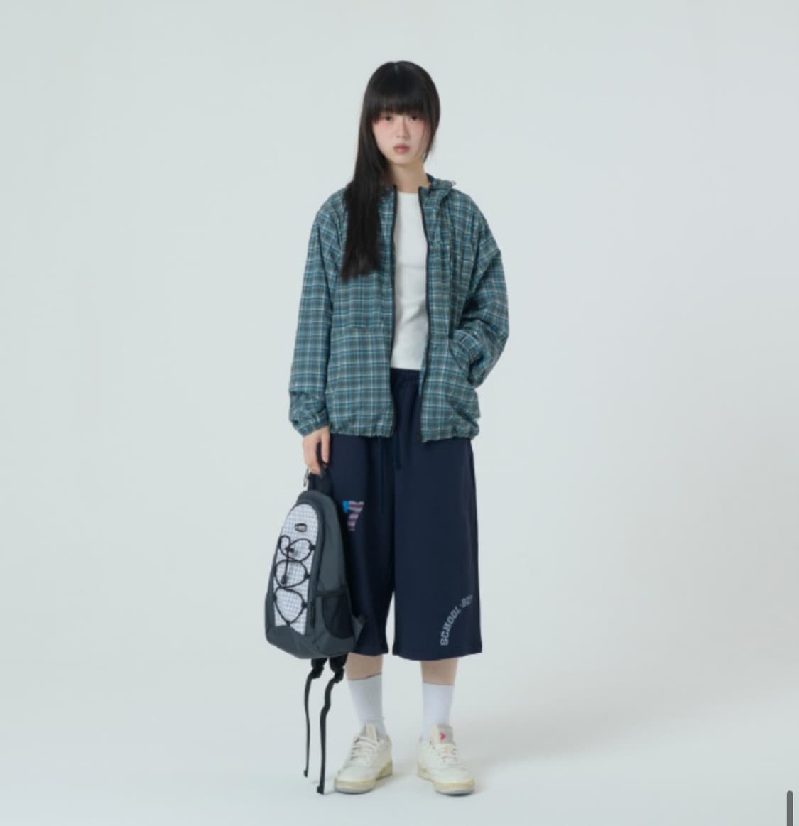 aeae 체크 바람막이 상품이미지2