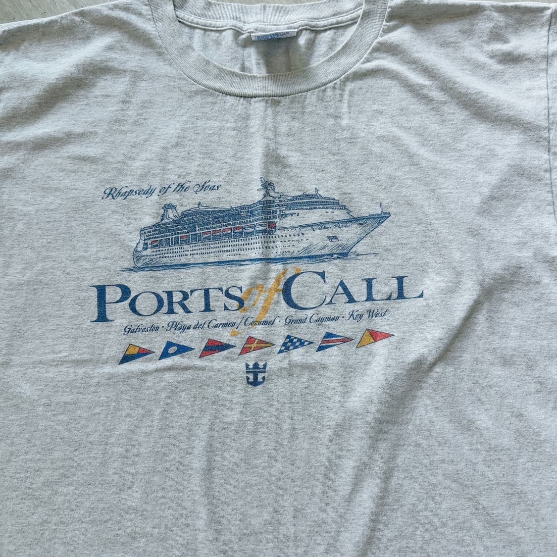 90s MADE IN USA 빈티지 포트 오브 콜 크루즈 티셔츠 상품이미지1