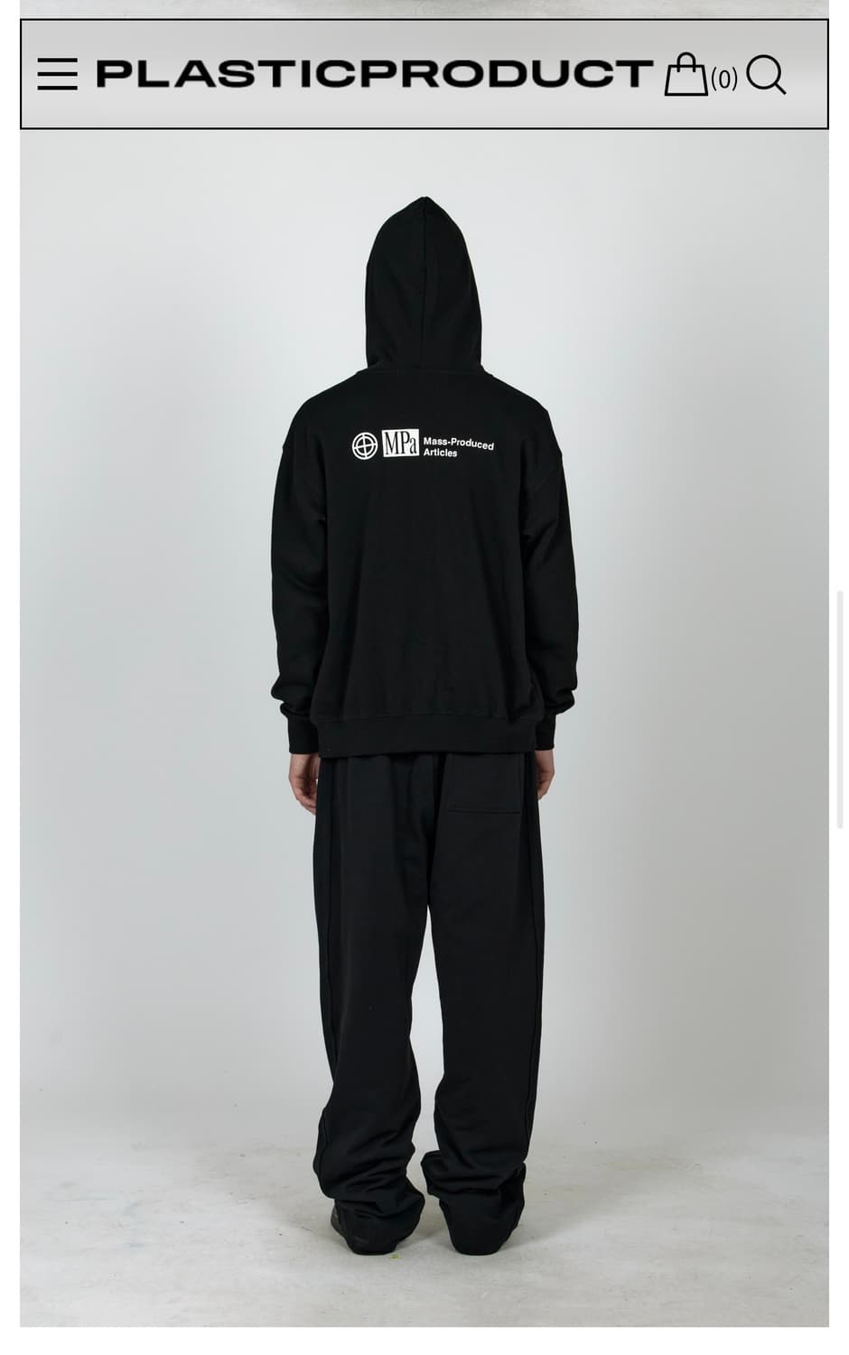 플라스틱프로덕트 후드집업(M) 상품이미지2