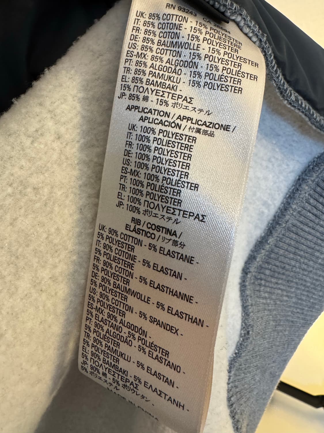 [2XL]DIESEL 디젤 하이브리드 다운 후드집업 자켓 상품이미지6