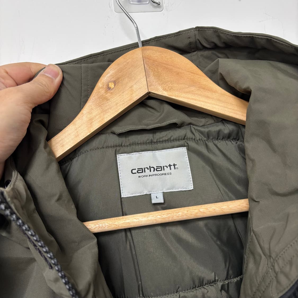 칼하트 카키 코디악 후디 점퍼 상품이미지4