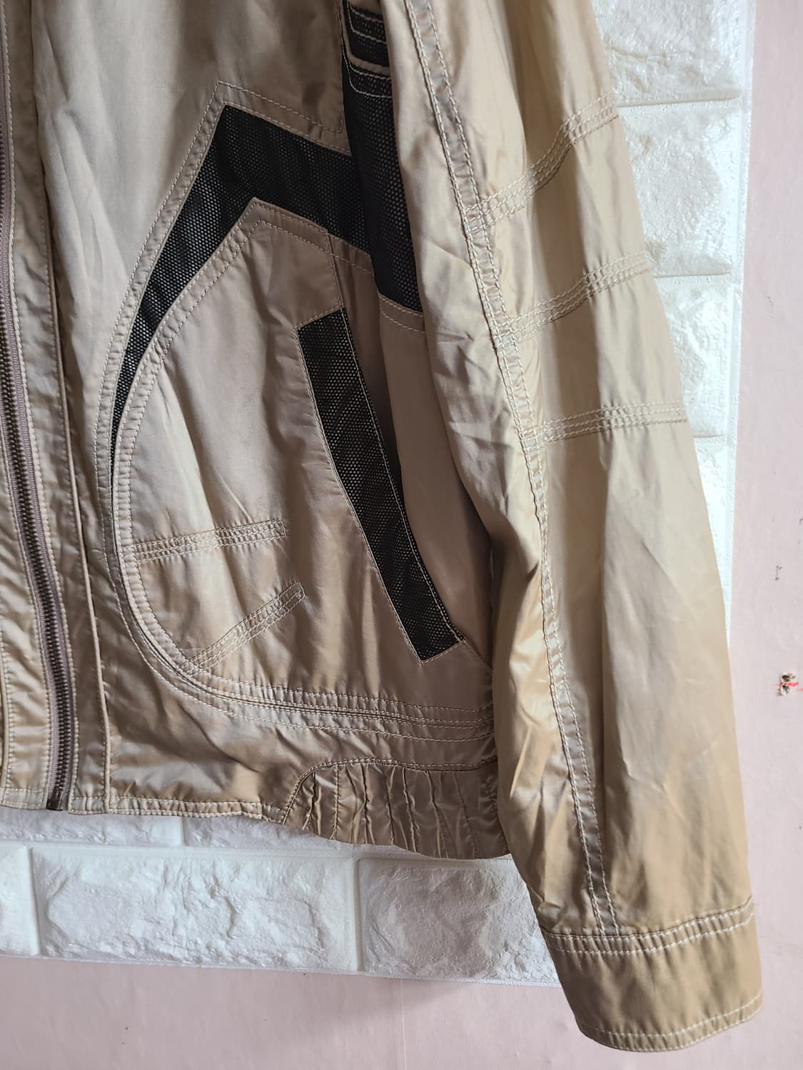 REDOX 남성 봄버 자켓 베이지 상품이미지2