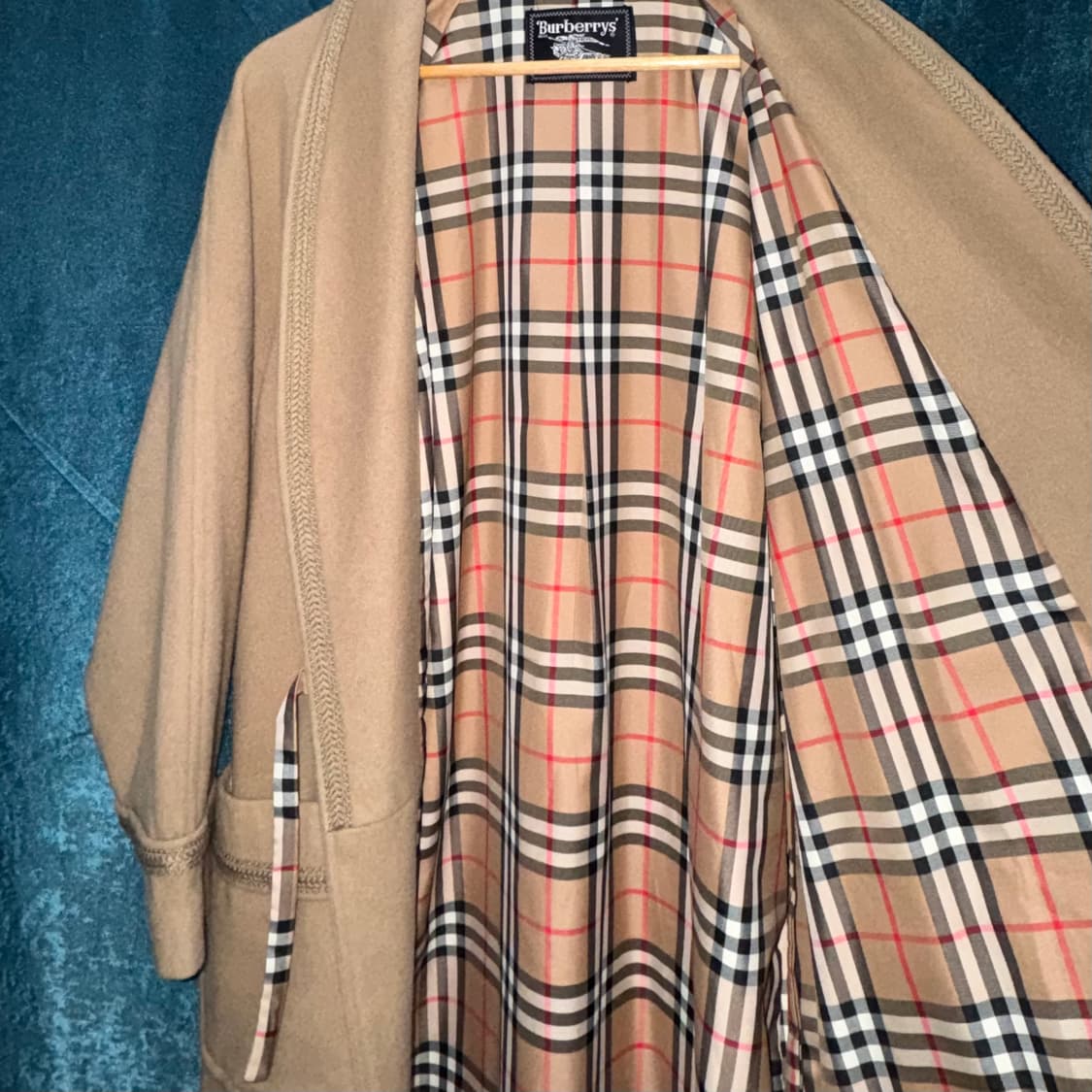 버버리 울 가운 코트 made in JAPAN (L)   상품이미지5