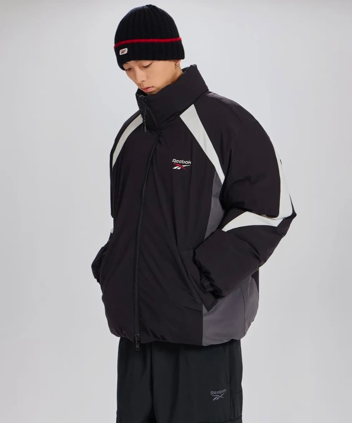 리복 벡터 리버시블 패딩(L 사이즈) 상품이미지1