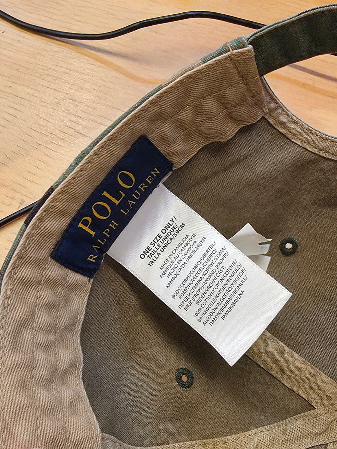 폴로 랄프로렌  볼캡 카모 상품이미지3