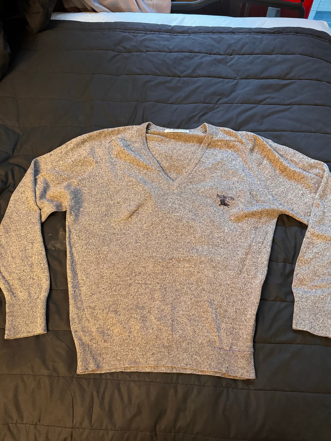 빈티지 버버리 스코틀랜드 램스울 니트 상품이미지1