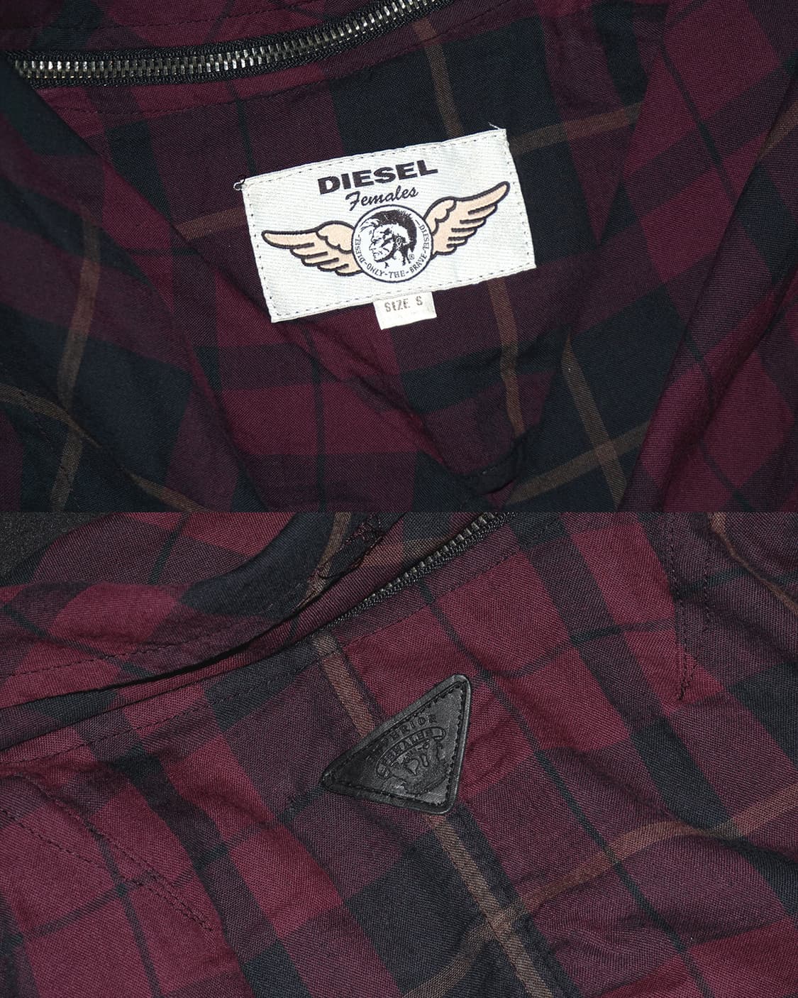 (diesel) diagonal check punk jacket  상품이미지10