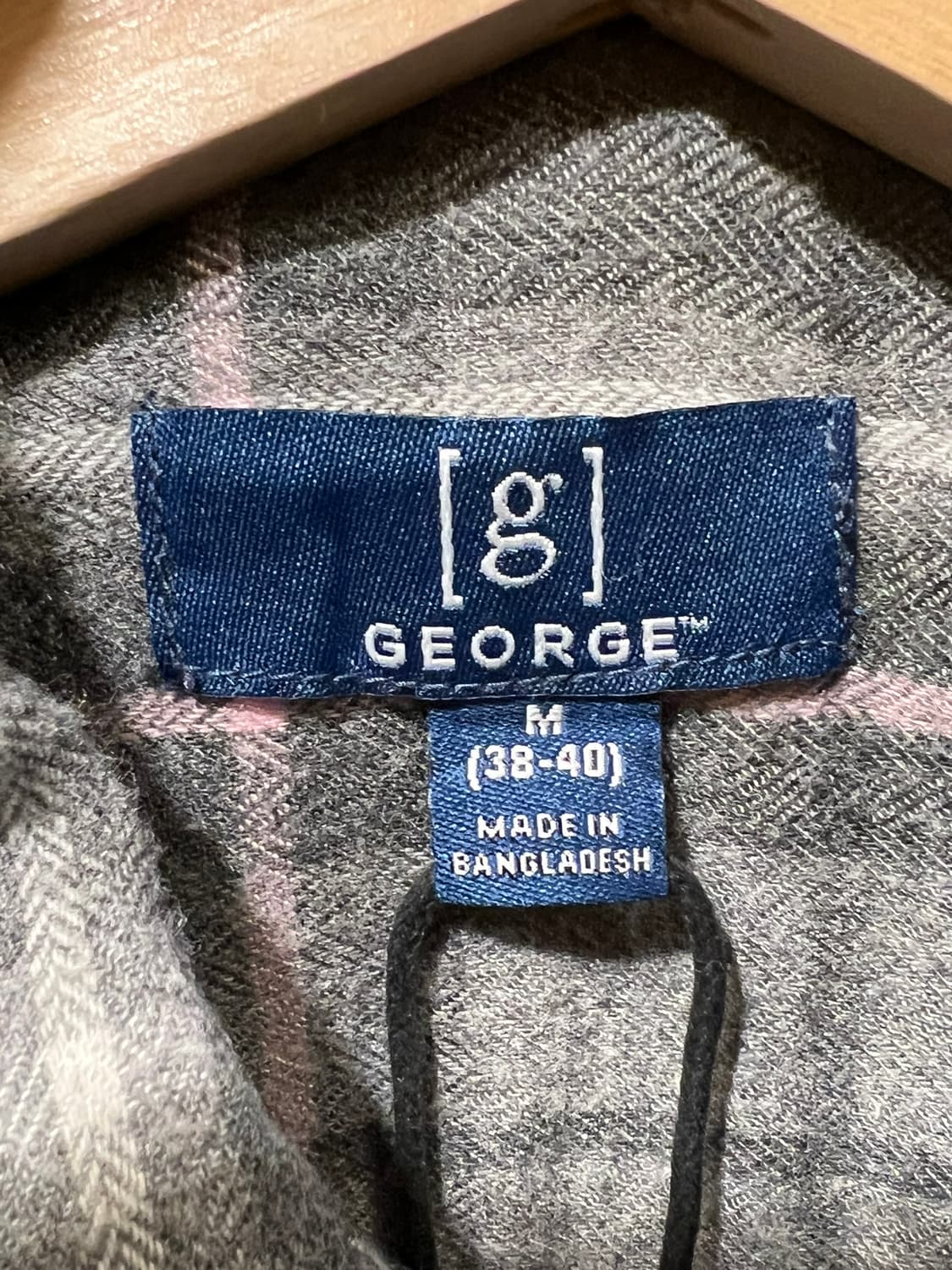 [M] 조지 George 체크 플란넬 셔츠 상품이미지6