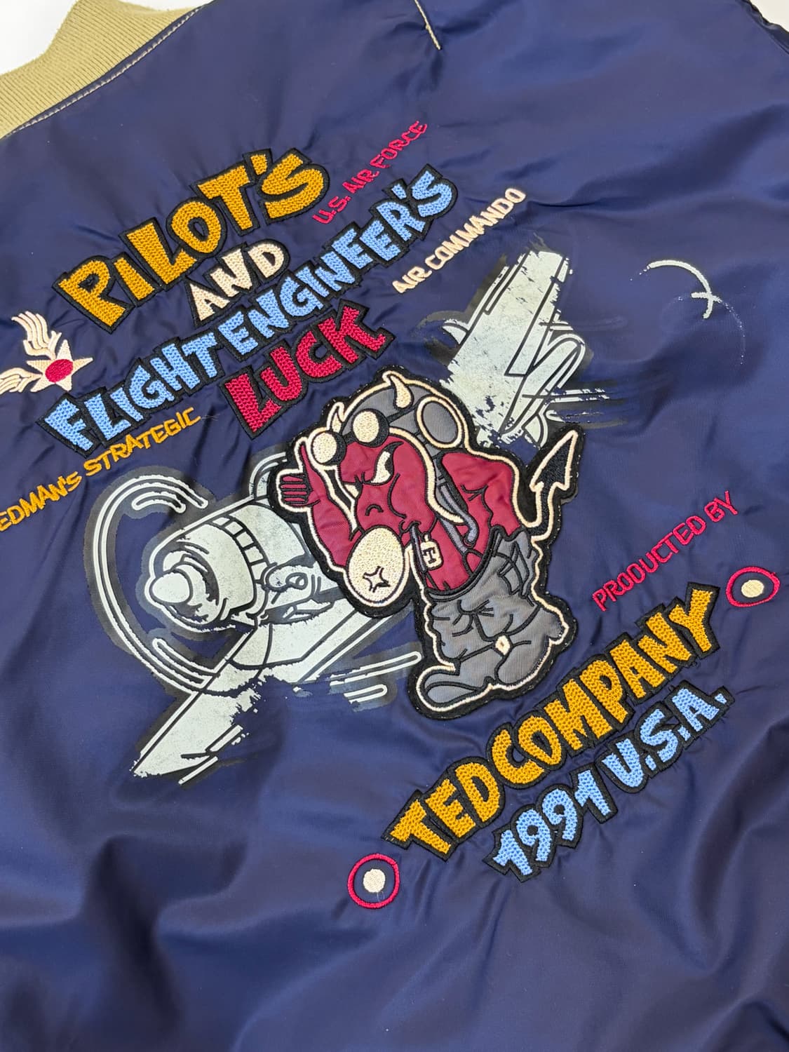 테드 컴퍼니 U.S.A.F 타입 Ma-1 플라이트 자켓 상품이미지4