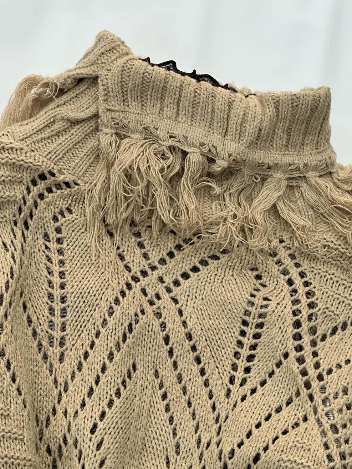 🍂하구미의 에스닉 테슬 코디세트🍂 니트 빈티지 롱치마 그런지 히피 상품이미지6