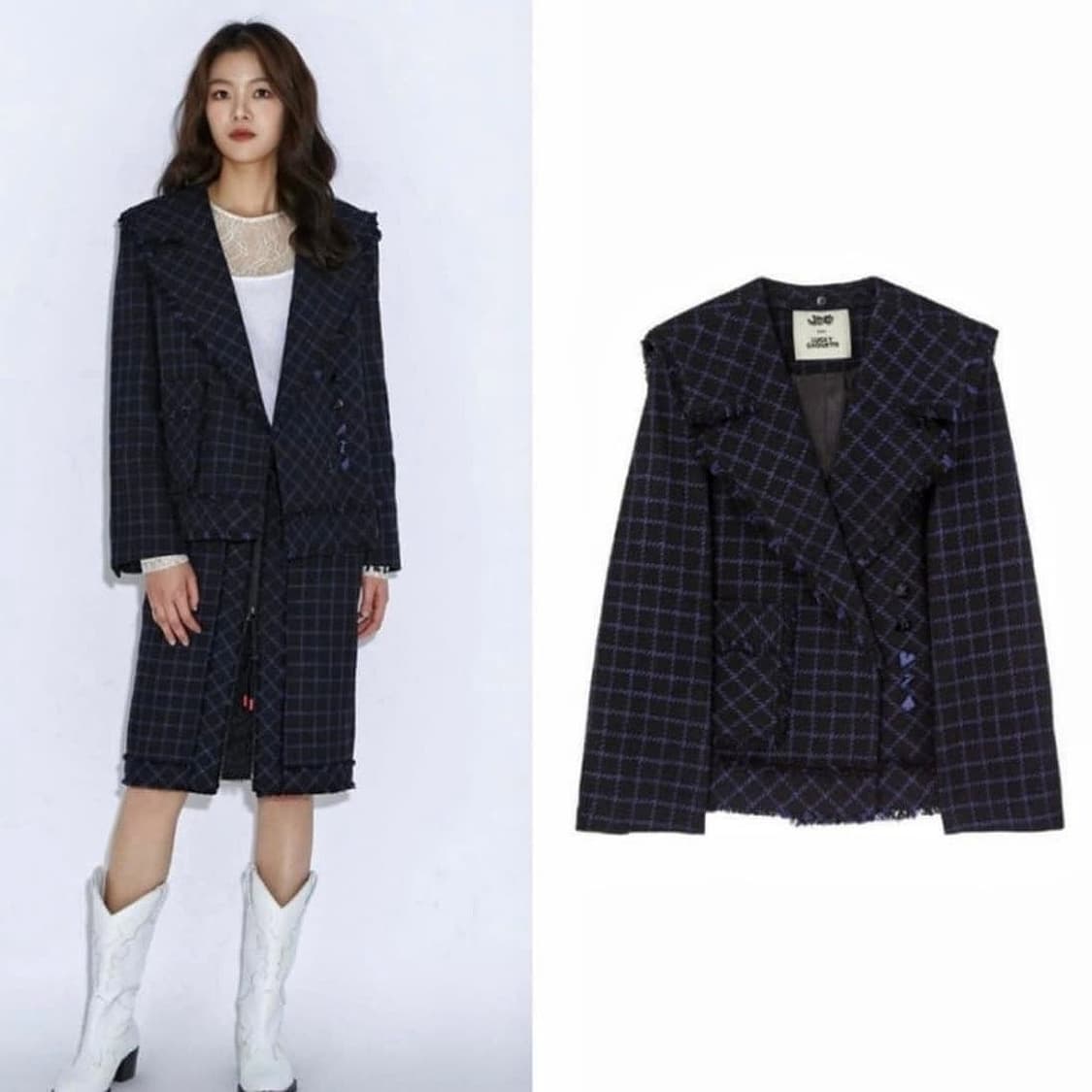 JDC 럭키슈에뜨 제니 트위드 자켓 상품이미지1