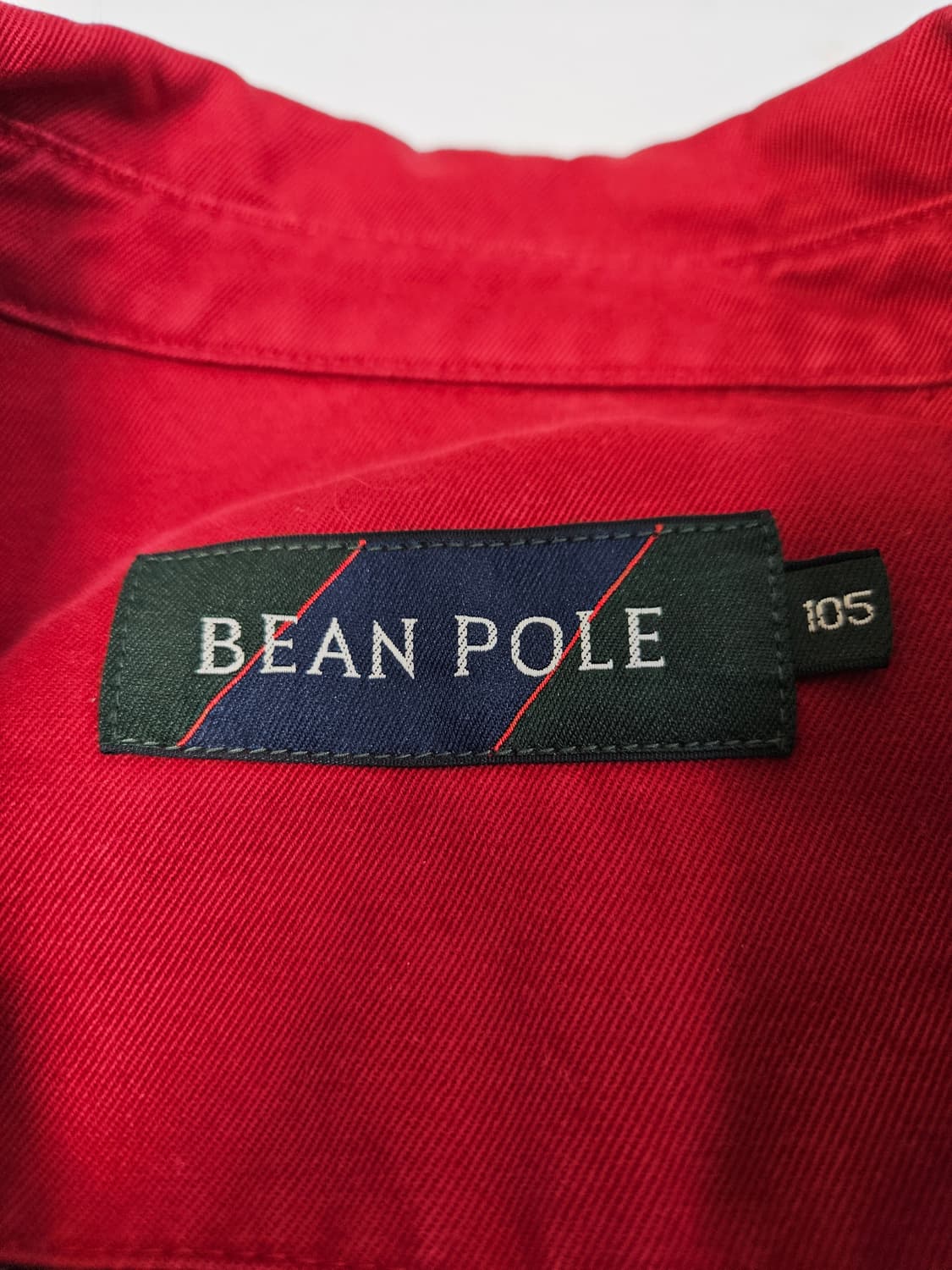 빈폴 바라쿠다 코튼 워크자켓 덱 캔버스 블루종 레드 빈티지 105 상품이미지4