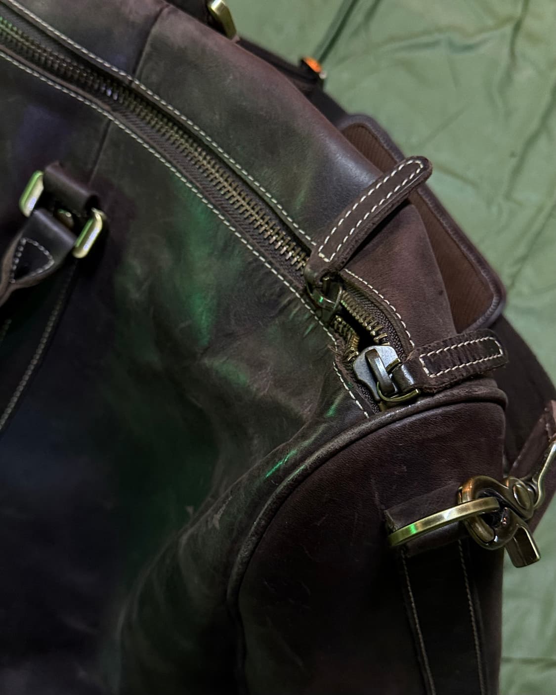 비스포크 콘초 카우하이드 보스턴백 상품이미지5