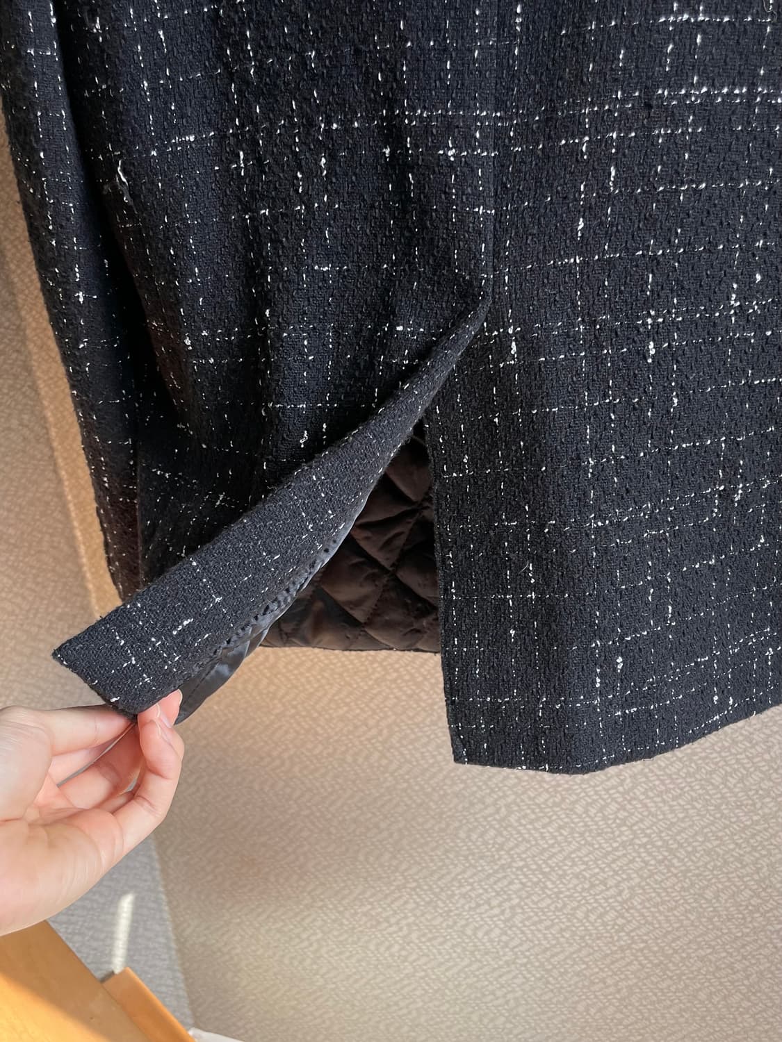 SEEOT 트위드 블레이저 3버튼 자켓 상품이미지7