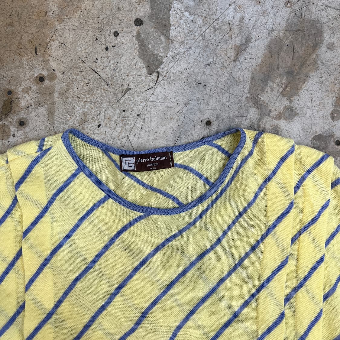 vintage Pierre balmain 린넨 니트 상품이미지4