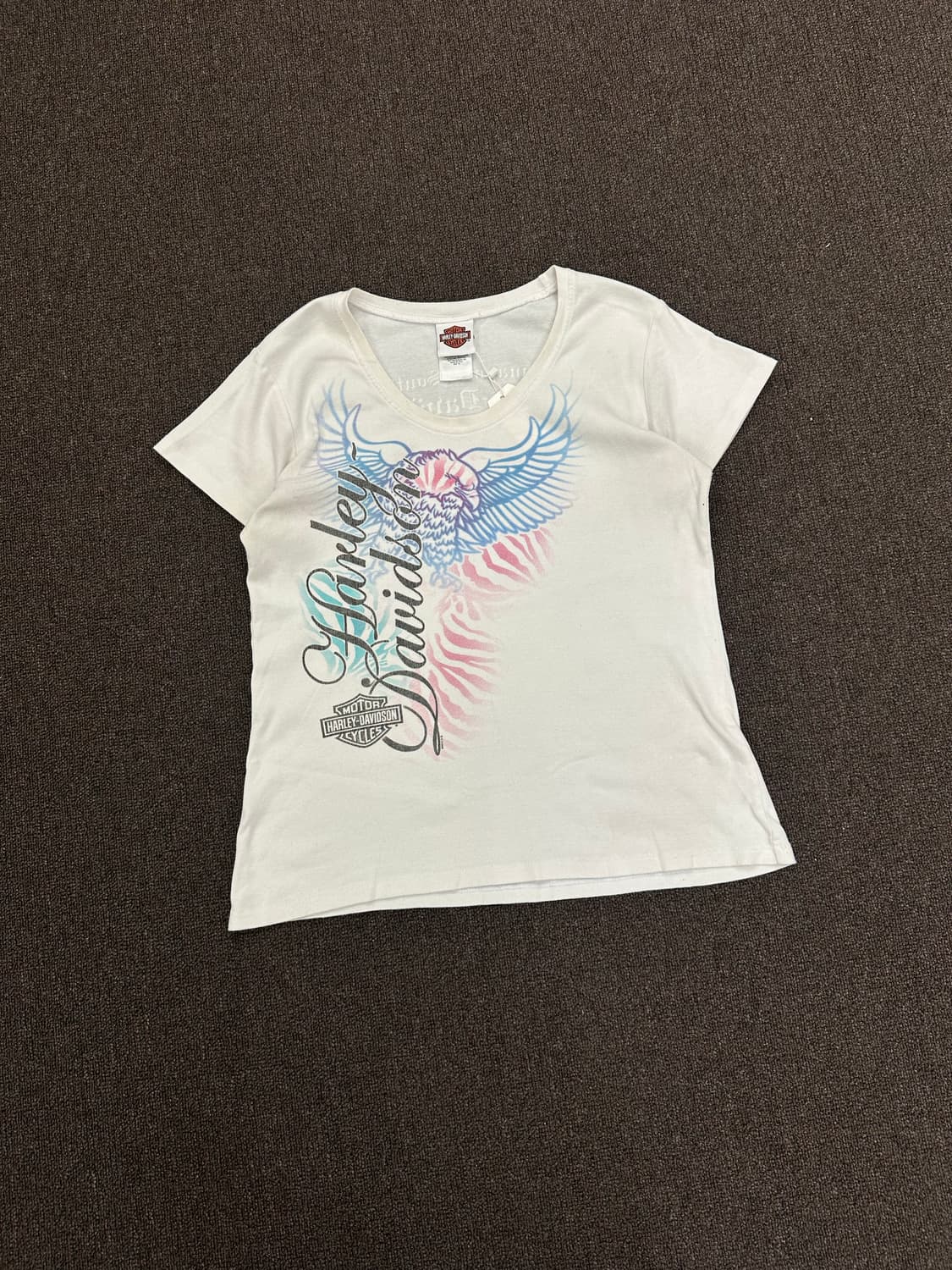XL)할리데이비슨 빈티지 여성 그래픽 반팔 상품이미지2