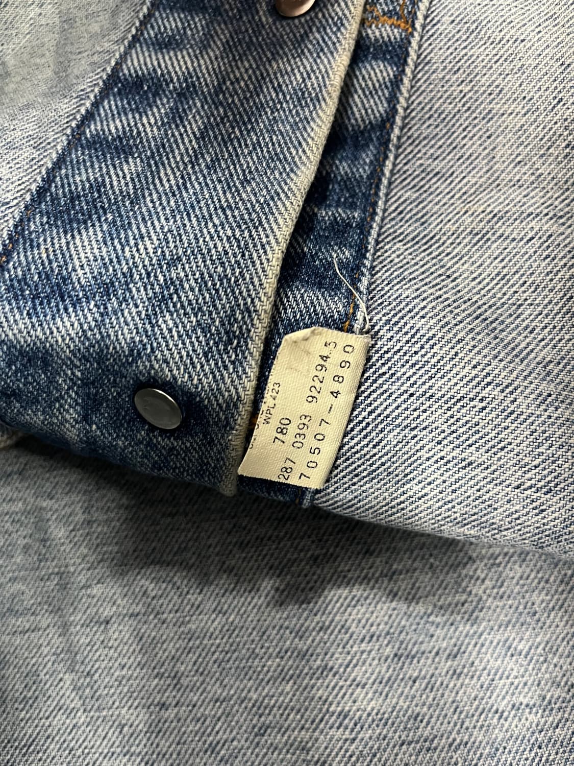 90s 리바이스 70507 데님 자켓 상품이미지9