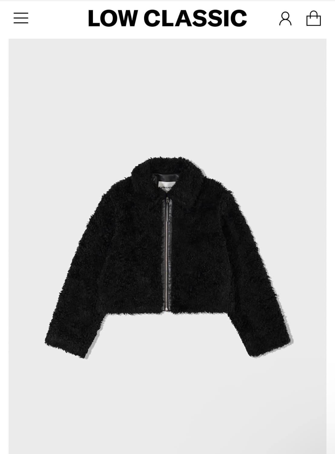 로우클래식 플러피 퍼 자켓 M 상품이미지3