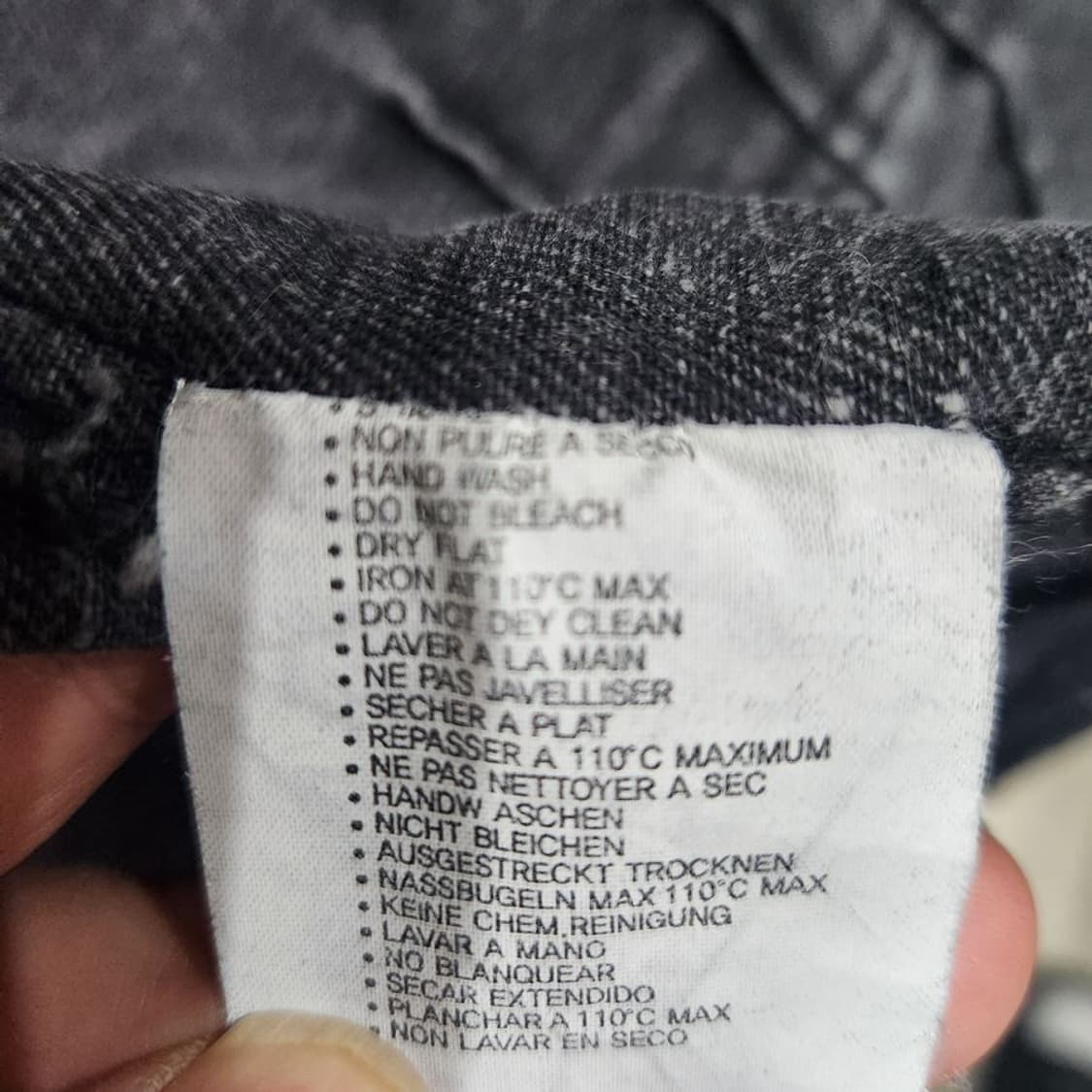 [남F]식코스(SICKOS) 흑청 데님 자켓[Y63-140] 상품이미지10