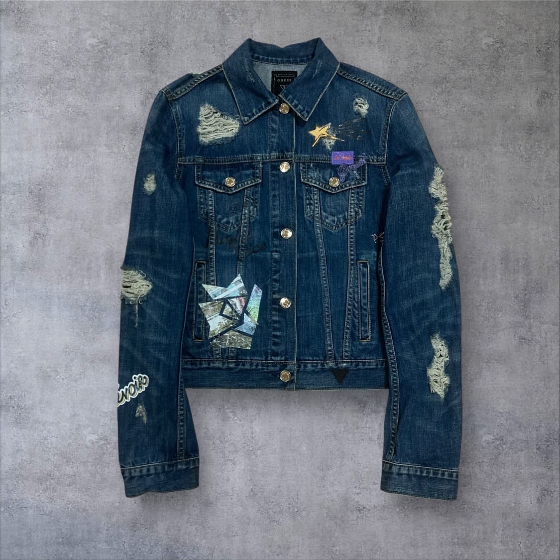 게스 디테일 데님 자켓 상품이미지1