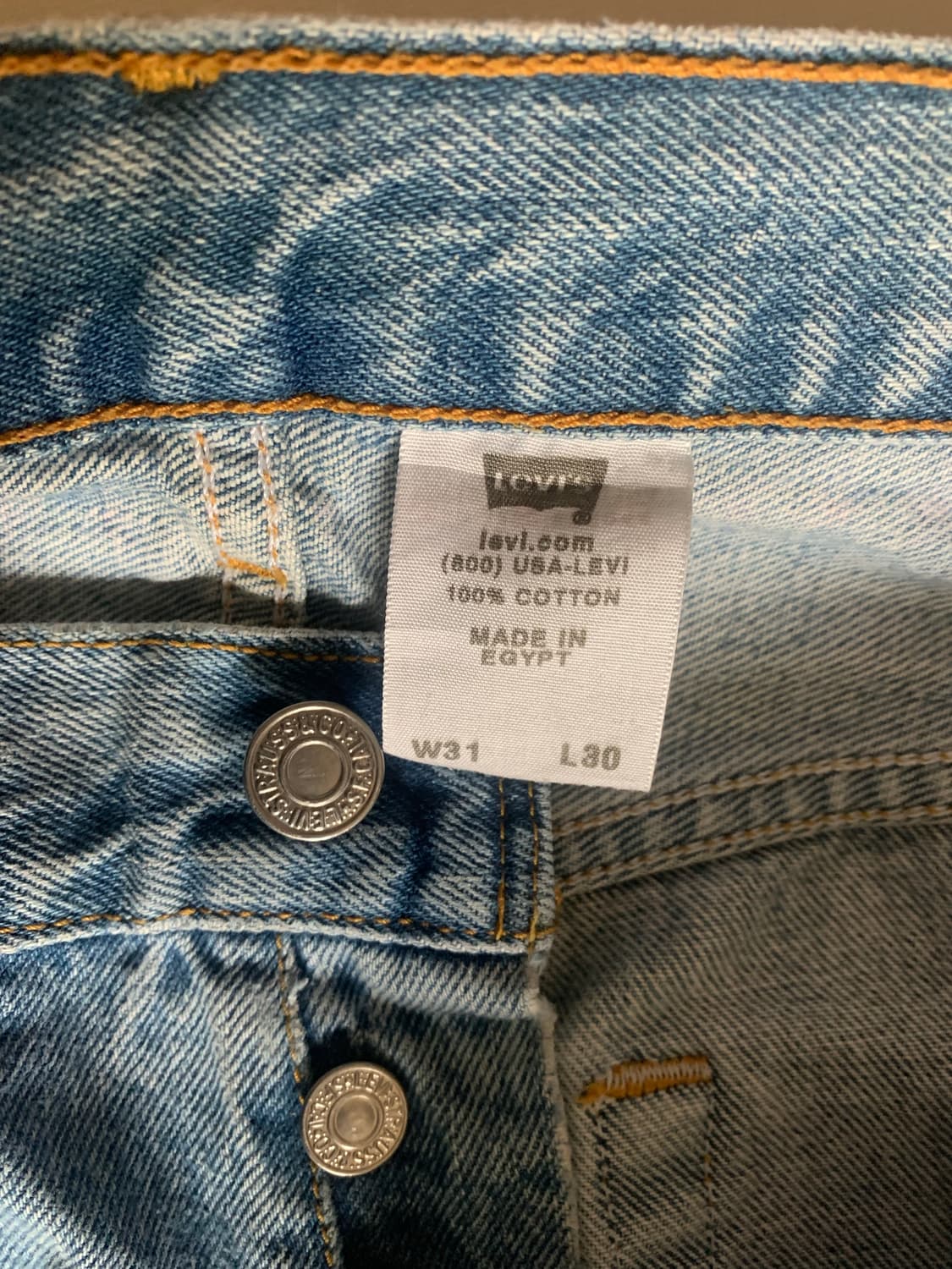00s 리바이스 501 데님 청바지 30 상품이미지8