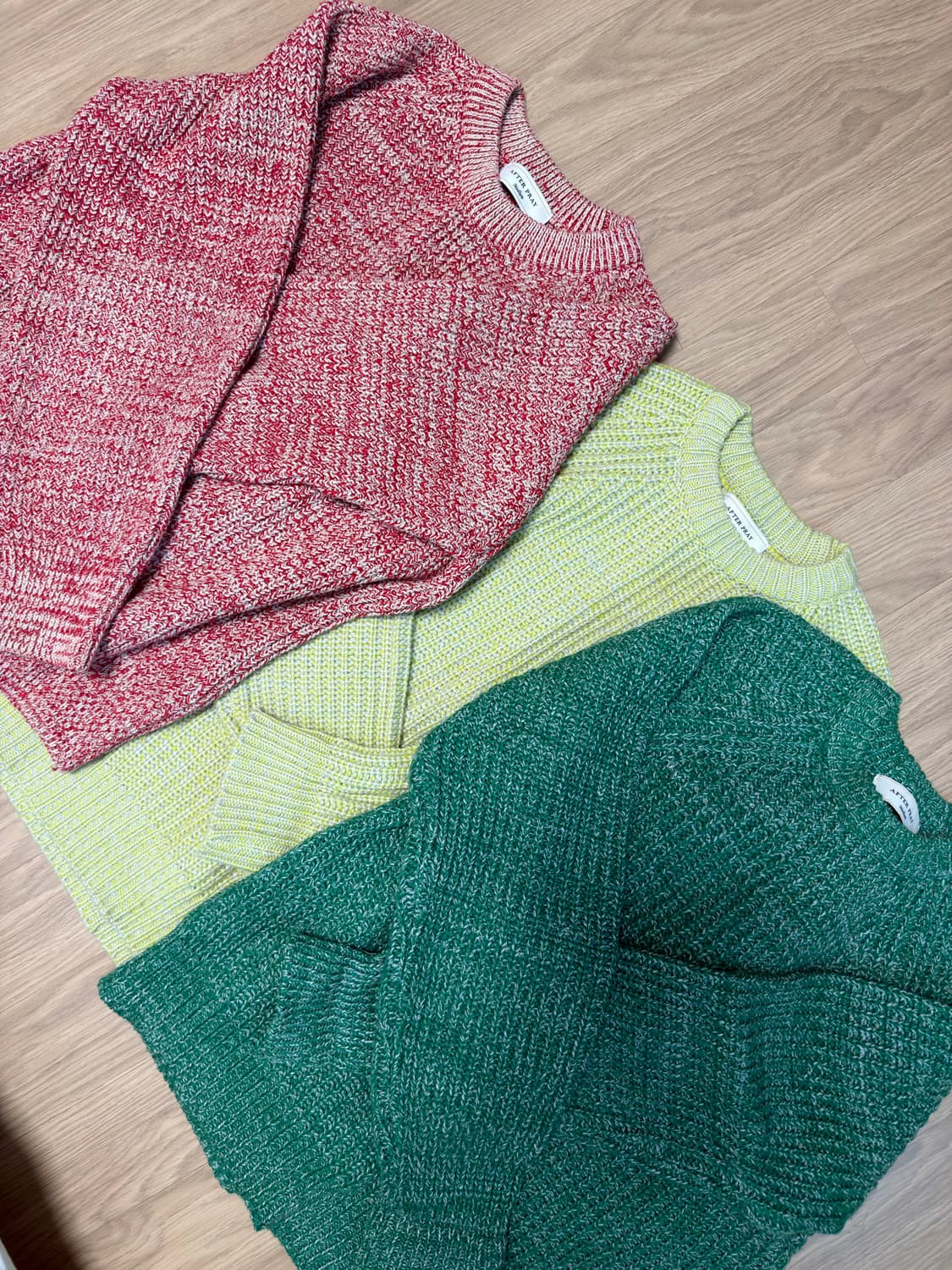 애프터프레이 인타르시아 니트  상품이미지1