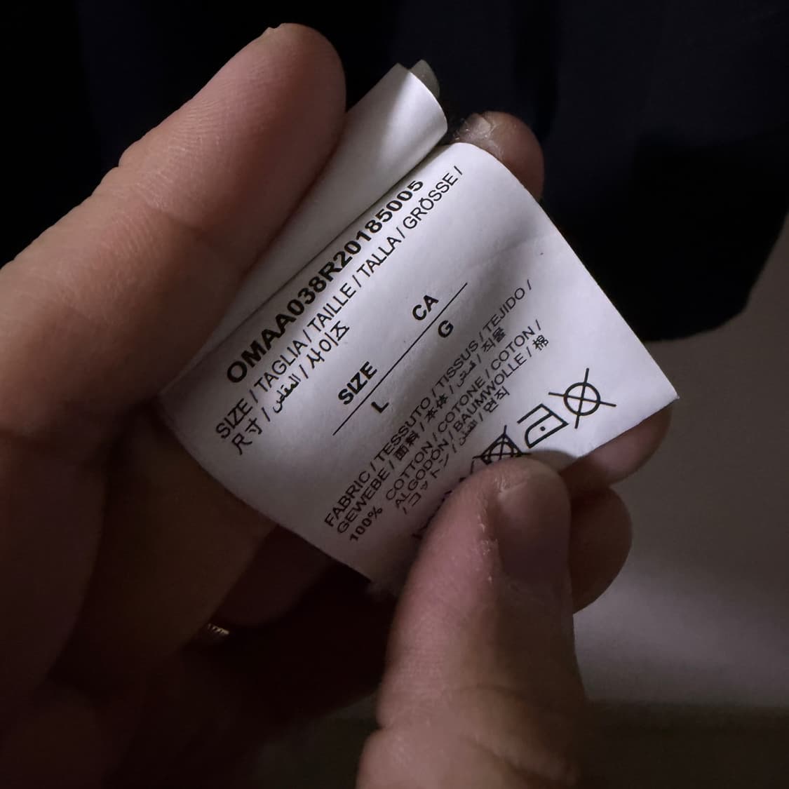 오프화이트 20SS 오버핏 티셔츠 L (프리) 상품이미지8