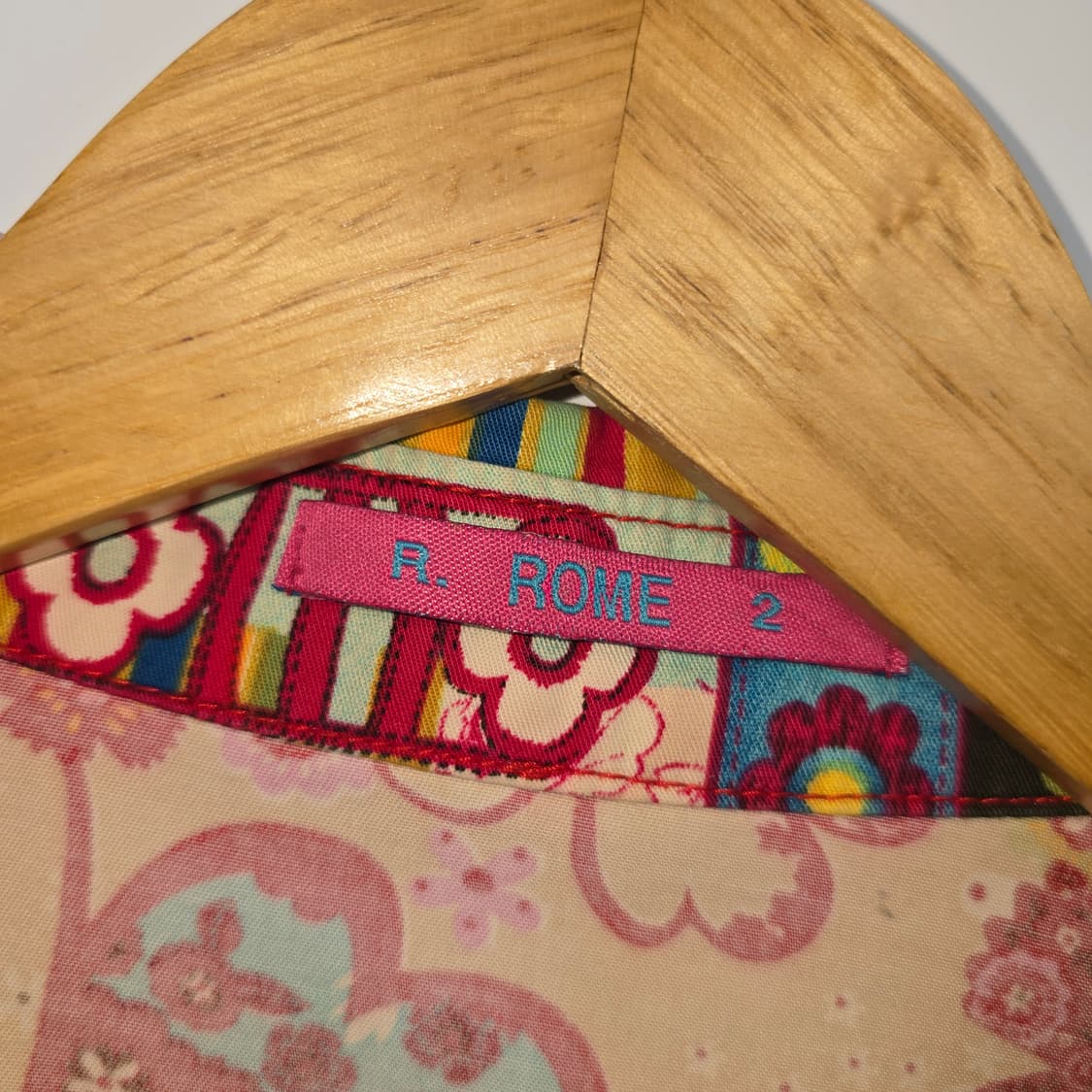 패치워크 플라워 패턴 셔츠 자켓 상품이미지8